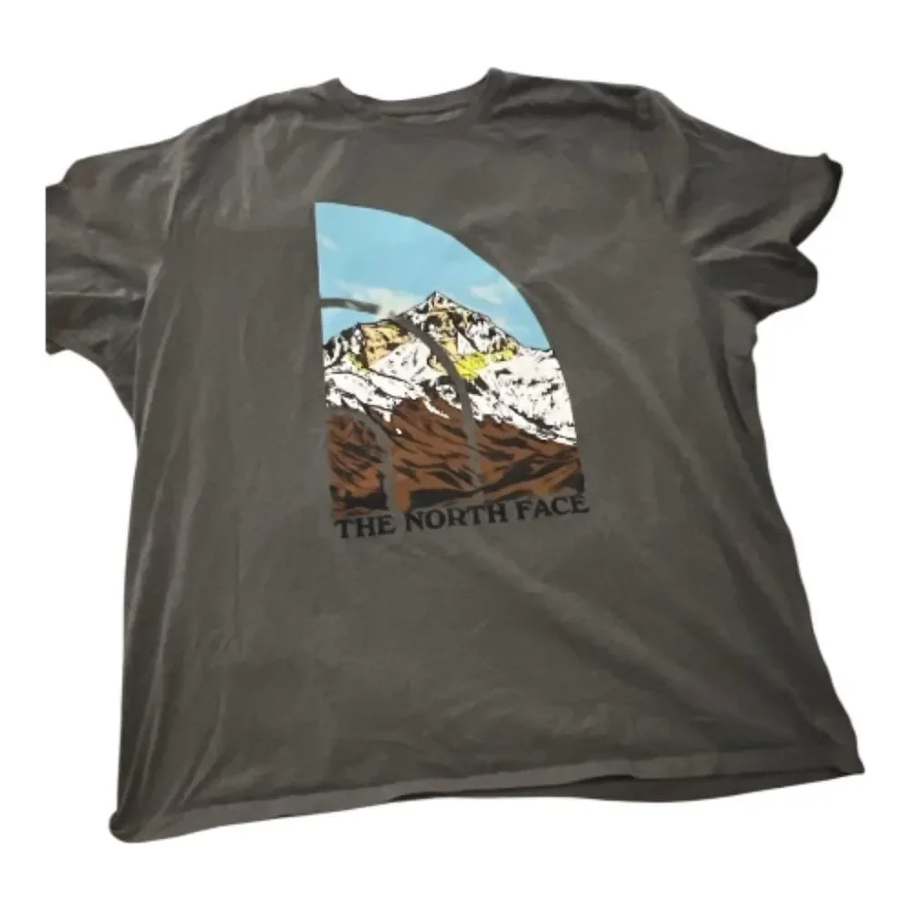 The North Face Gray Mountain Scene Tee size XXL
